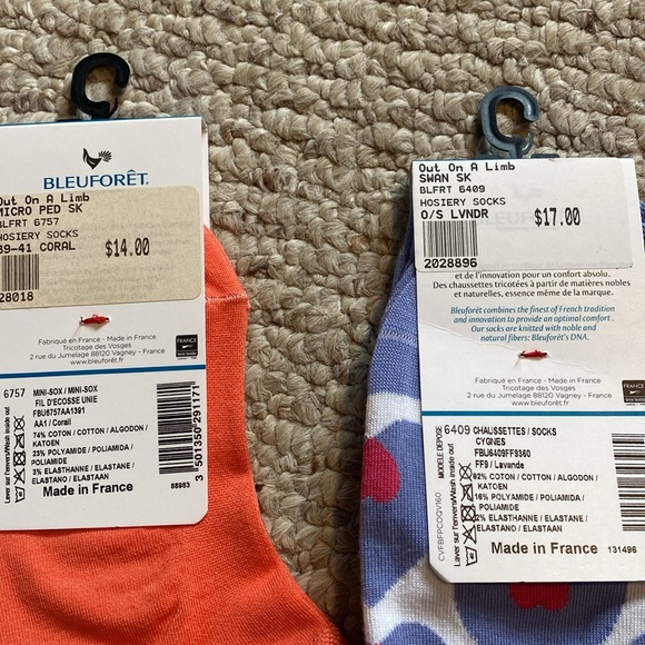 Beaufort 2 pairs of new socks in packaging 1 ankle pair and 1 trouser pair - Picture 3 of 3